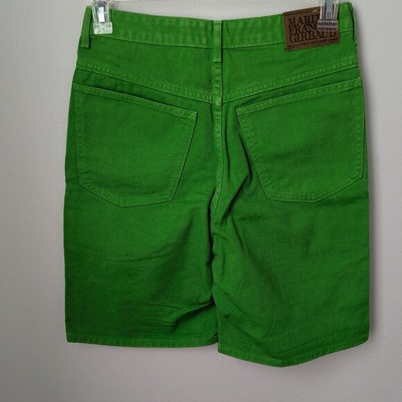 Marithe Francois Girbaud Green Jean Shorts, 9/10 - Picture 5 of 5